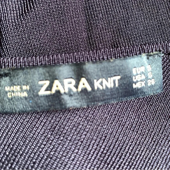 Zara Navy Knit Lace Cami - Picture 8 of 8